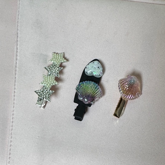 Accessories - Colorful Star and Shell Hair Clips Set